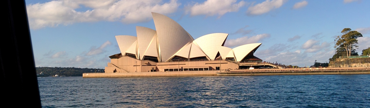 Sydney Opera House and Parramatta River