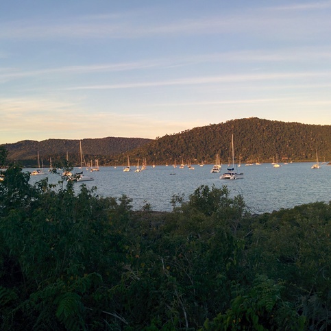 View on one of the harbours in Airlie Beach View on one of the harbours in Airlie Beach