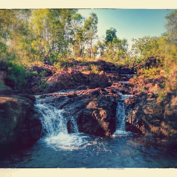 Waterfalls near Buley Rockhole Waterfalls near Buley Rockhole