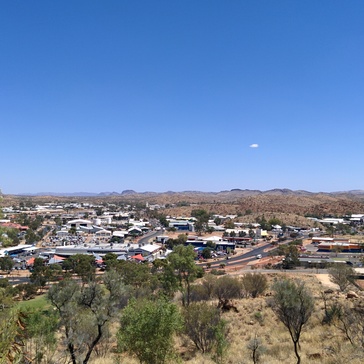 View over Alice Springs from ANZAC Hill