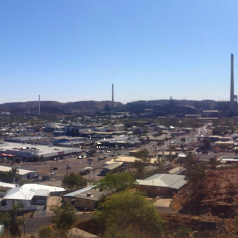 View over Mount Isa