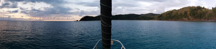 Sunset in front of Hook Island Sunset in front of Hook Island